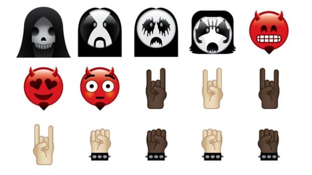 emoji heavy metal