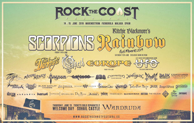 Rock The Coast Festival 2019 cierra cartel con Scorpions, Europe, Aborted y más 5 rock the coast 2019 cartel