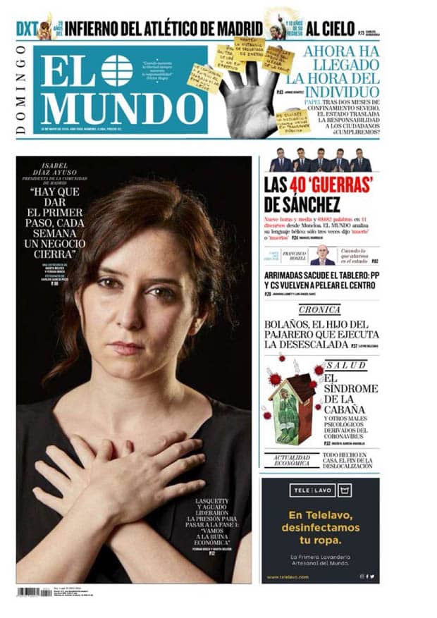 portada el mundo ayuso