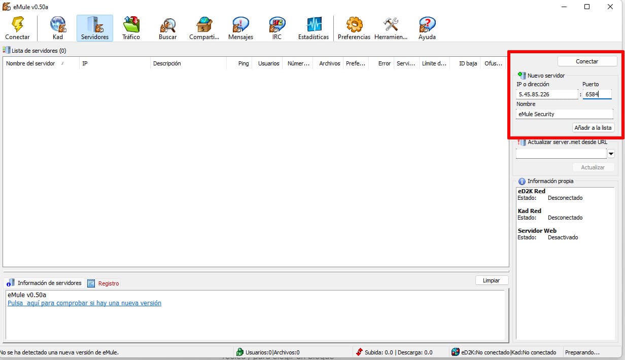 Mejores servidores eMule 2024 lista actualizada noviembre