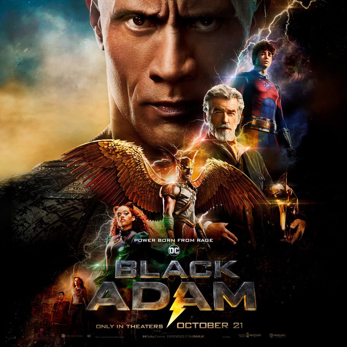 black adam poster