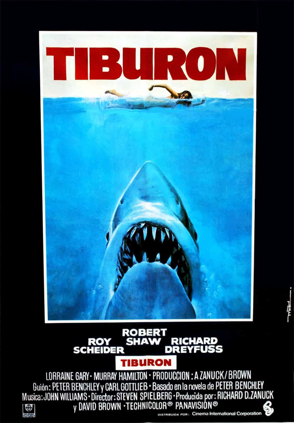 tiburon poster espanol