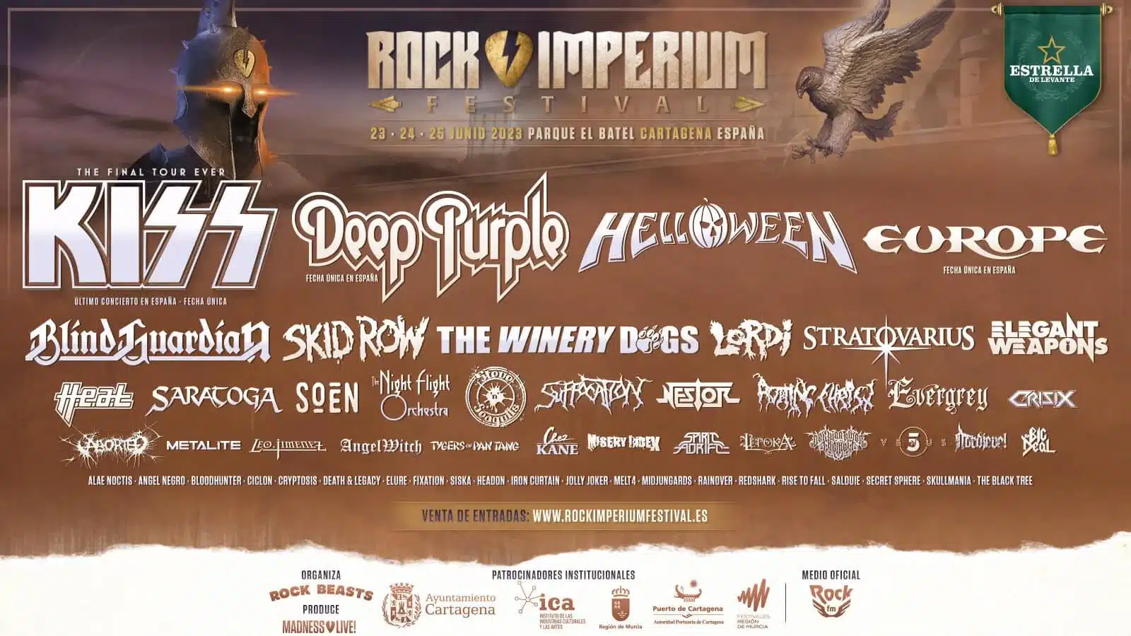 Rock Imperium Festival 2023: cartel por días, entradas y más detalles