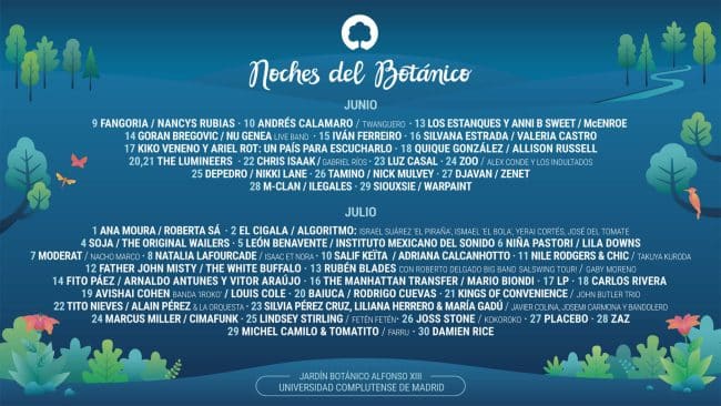 Noches del Botánico 2023 anuncia cartel con Bob Dylan, Nile Rodgers, Placebo y más: entradas y detalles