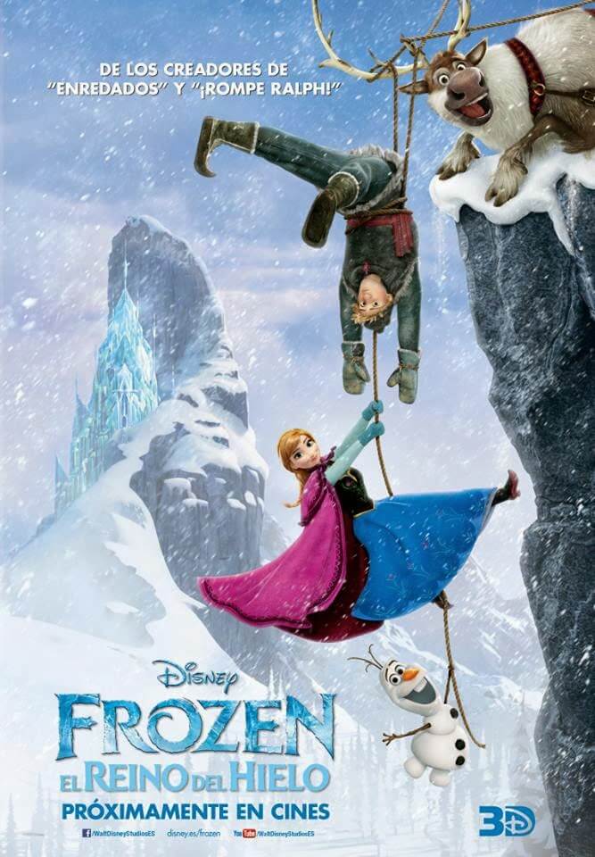 disney classics frozen reina nieves snow queen poster anna elsa sven olaf kristoff hans 2013