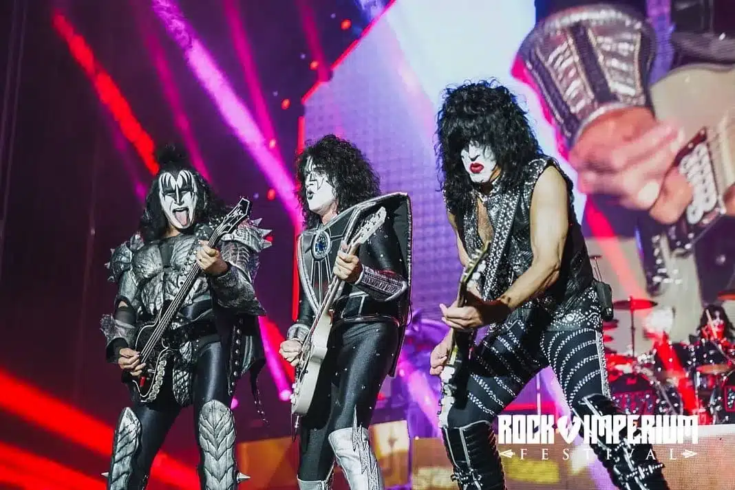 Kiss tocando en el Rock Imperium 2023 de Cartagena.
