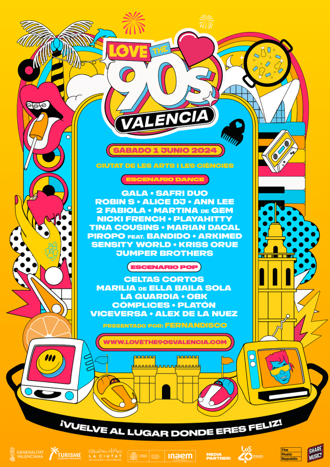 Cartel Love The 90s Valencia 2024 650x920 