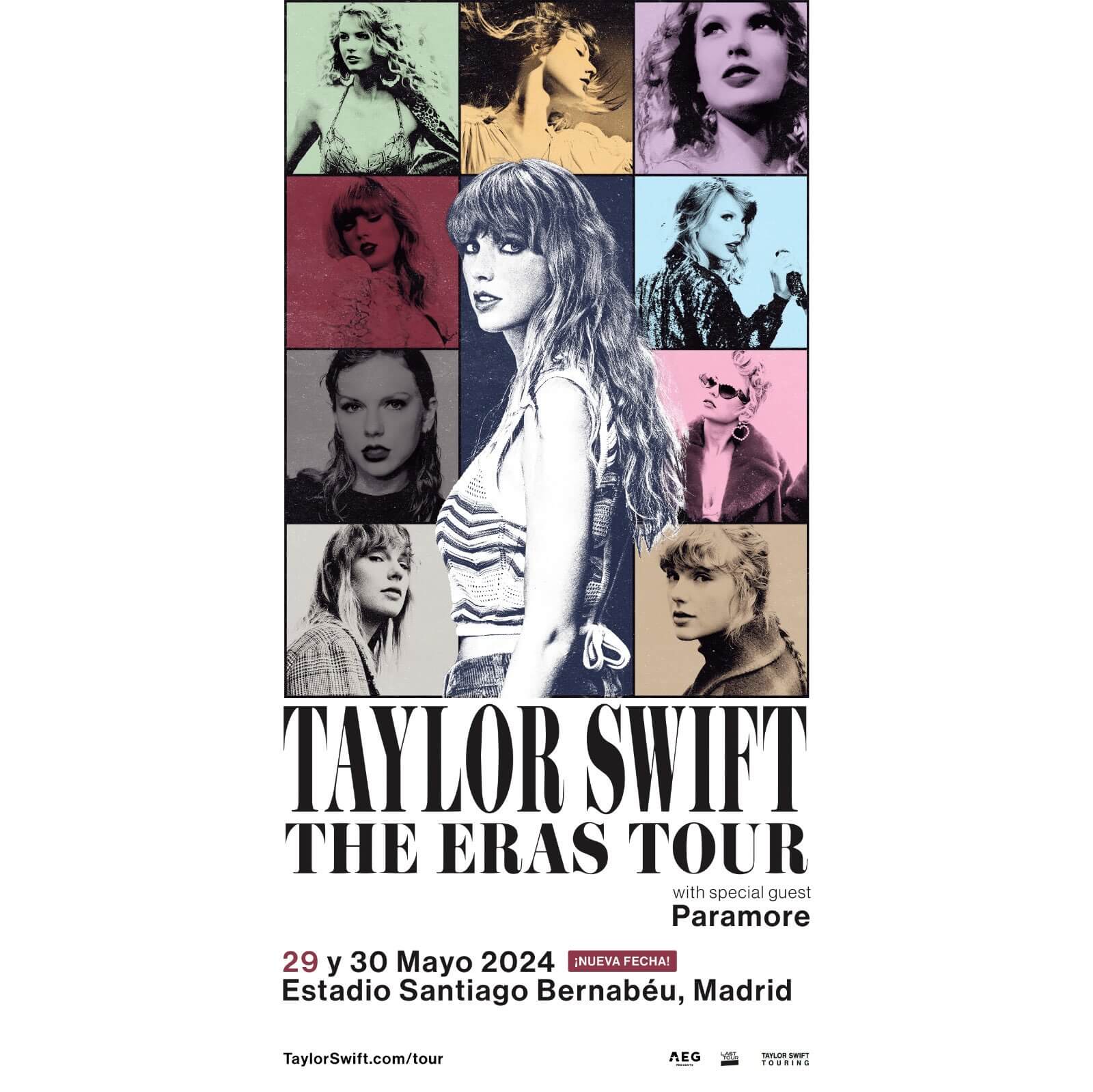 Dos conciertos de Taylor Swift en Madrid 2024