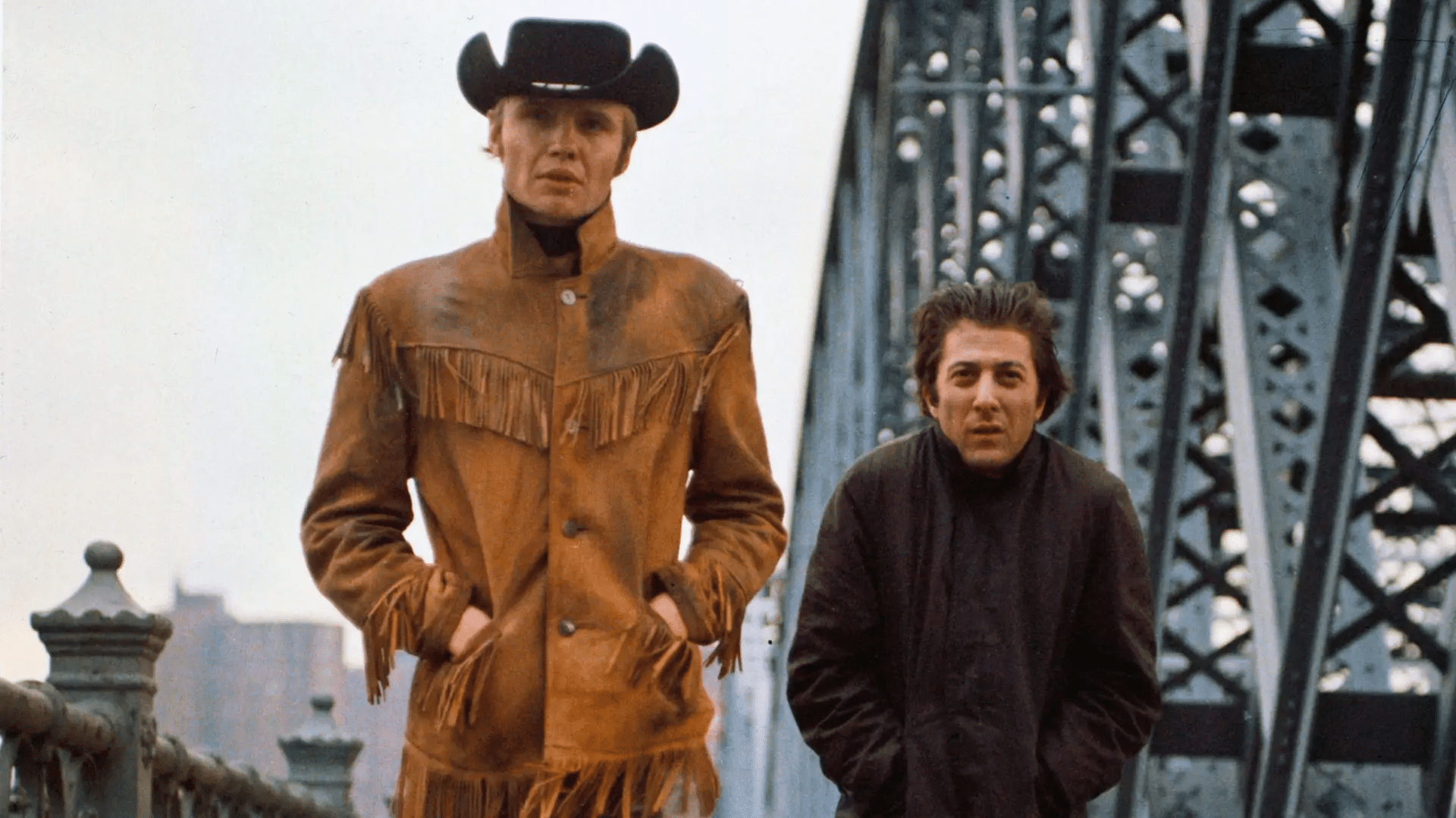 Dustin Hoffman y Jon Voight en Cowboy de medianoche