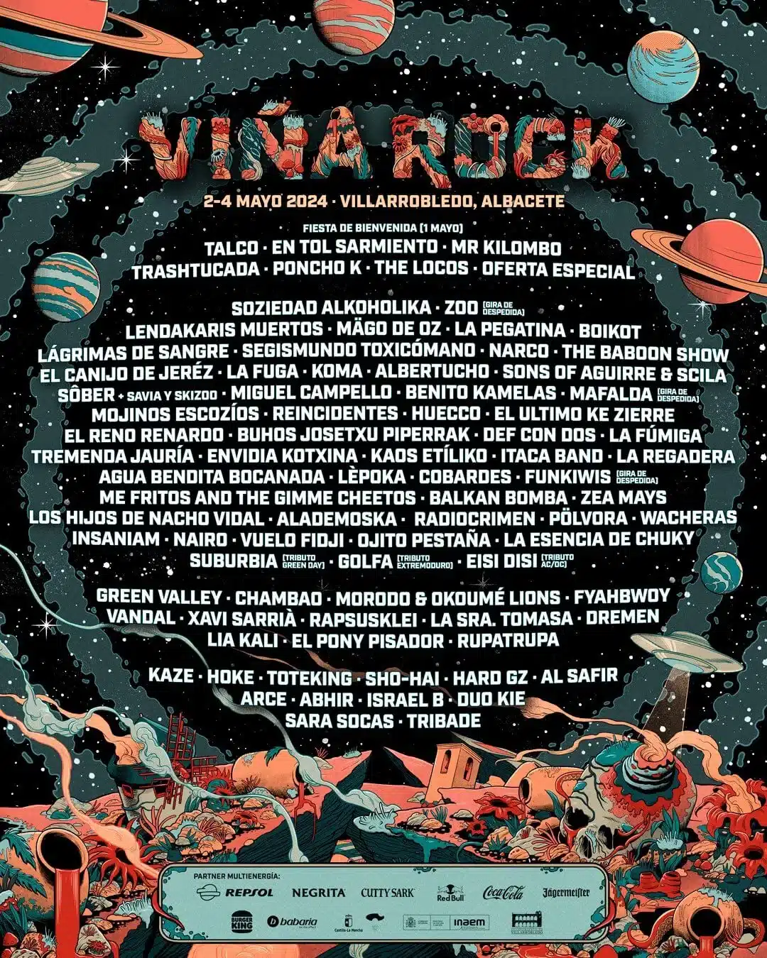 Viña Rock 2024 - Cartel, entradas y horarios- Más Decibelios