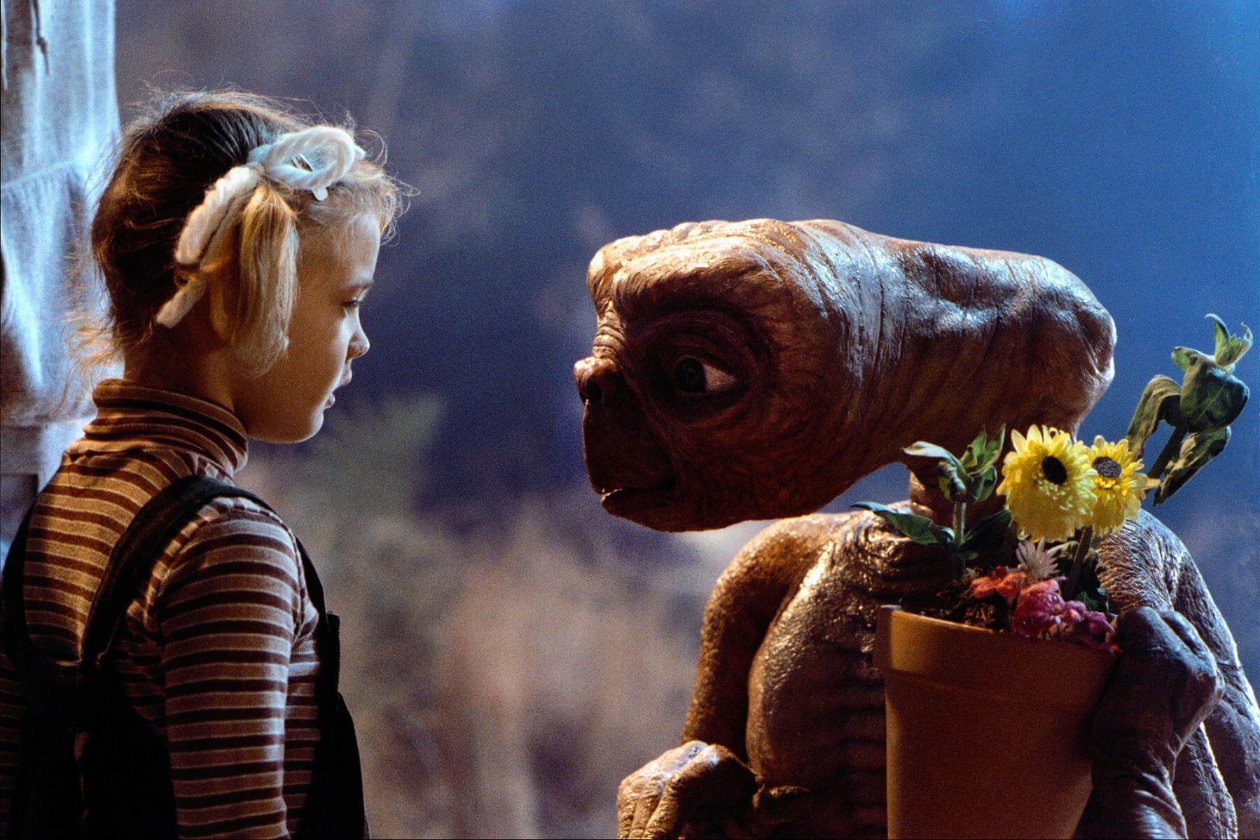 Drew Barrymore en E.T el extraterrestre