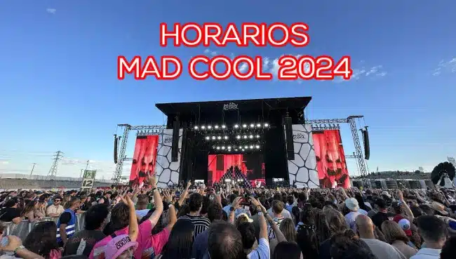Horarios Mad Cool 2024