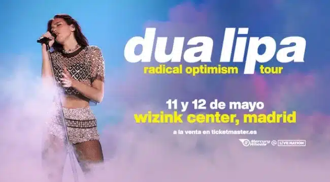 Dua Lipa dará dos conciertos en Madrid en mayo de 2025, entradas y detalles