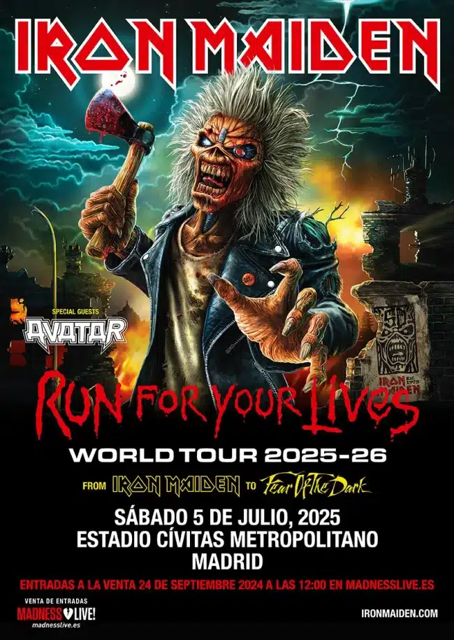 iron maiden madrid 2025