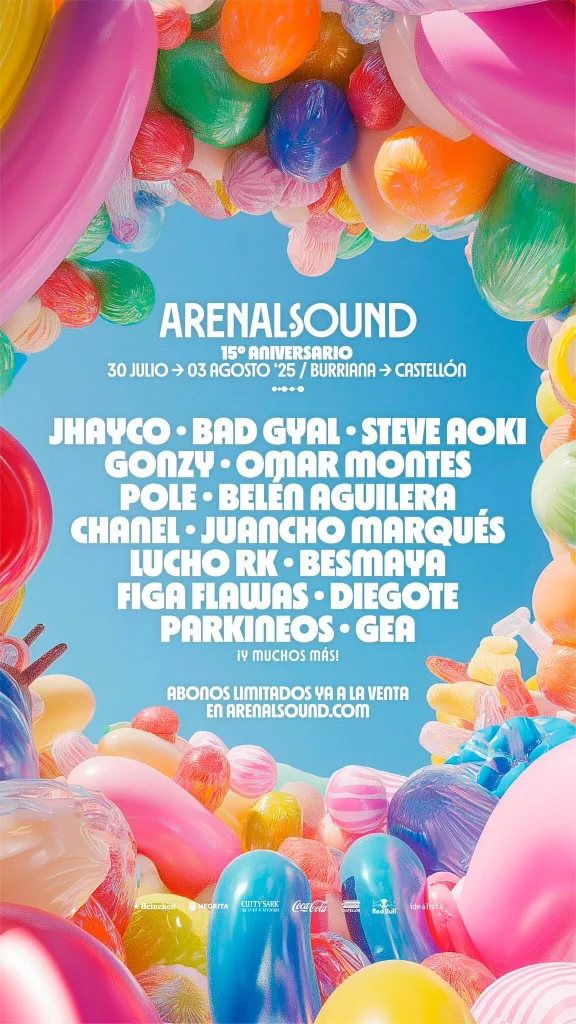 arenal sound 2025 avance cartel