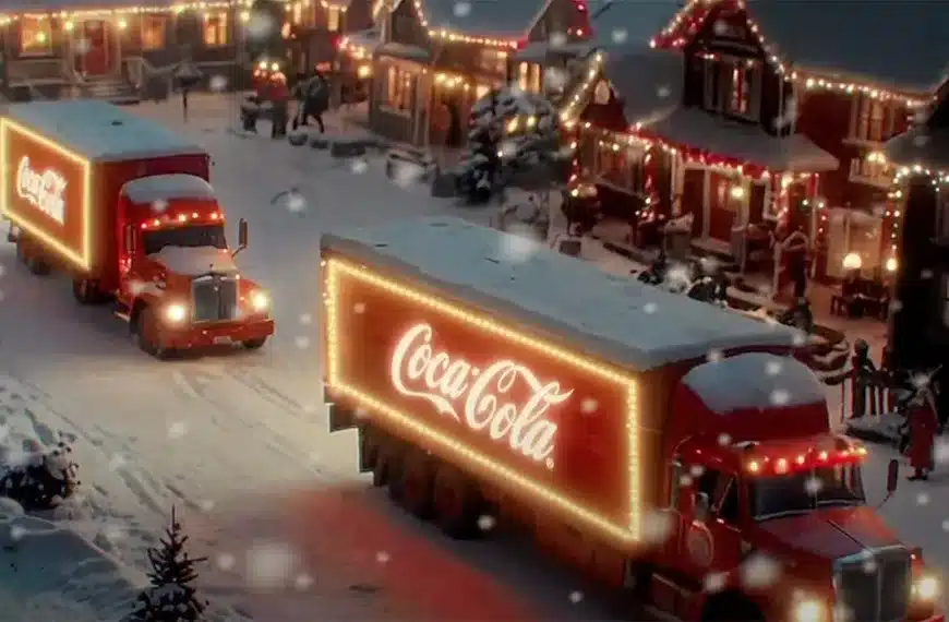 Camiones del anuncio de Navidad de Coca-Cola 2024