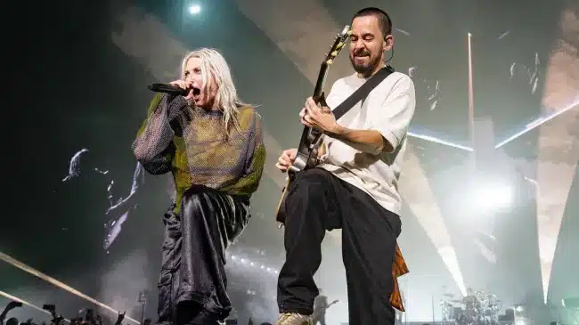 Emily y Mike Shinoda de Linkin Park en París 2024