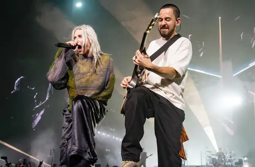 Emily y Mike Shinoda de Linkin Park en París 2024