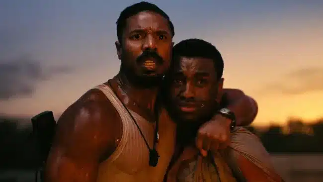 Michael B. Jordan y Miles Caton en Sinners
