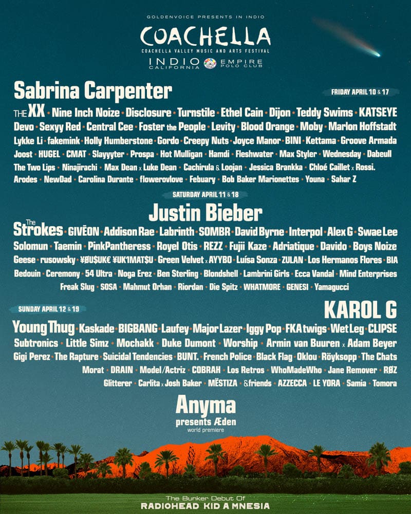 Cartel Coachella 2026