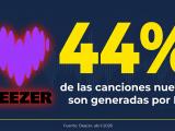 Deezer canciones generadas por IA