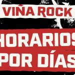 Viña Rock 2026 horarios