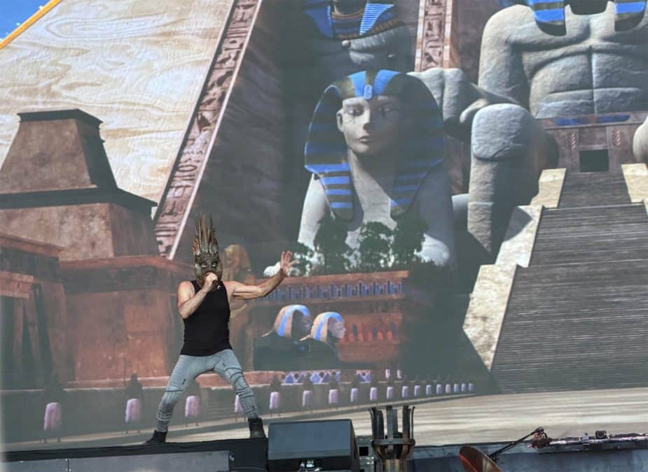 Bruce Dickinson durante Powerslave