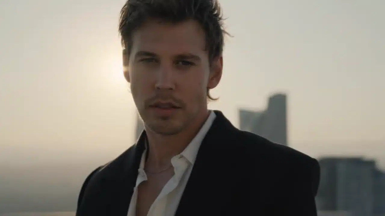 Austin Butler en la campaña de YSL