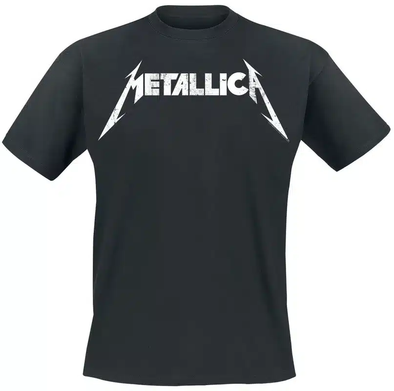 Camiseta básica de Metallica color negro