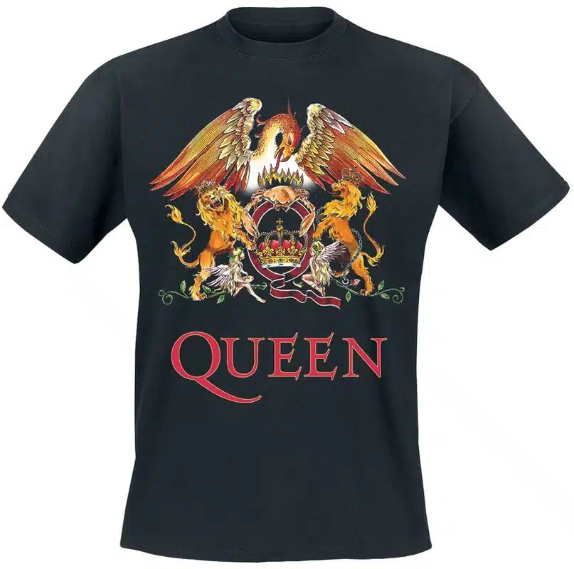 Camiseta Queen color negro