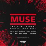 Muse dará conciertos en Madrid y Valencia en enero de 2027, entradas