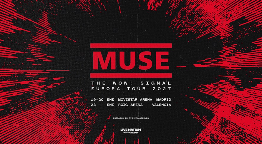 Muse dará conciertos en Madrid y Valencia en enero de 2027, entradas